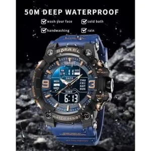 SMAEL Relojes militares para hombre reloj digital para_4