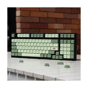 Teclas PBT de 126 teclas teclas verdes matcha de tinte_6