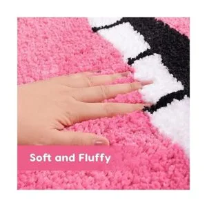 Panstar Alfombra de baño de labios rosados bonita_6
