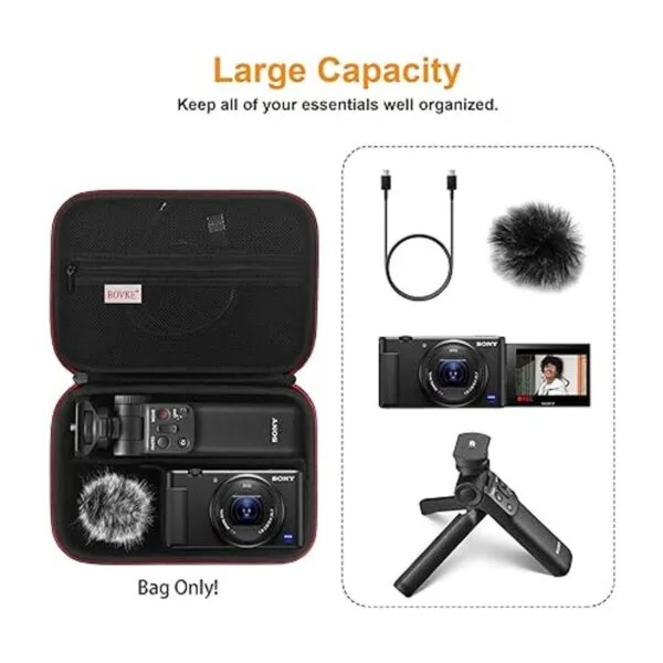 BOVKE Funda de transporte compatible con cámara digital_2