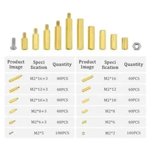 XINGYHENG 600 piezas M2 latón machohembrahembrahembra_5