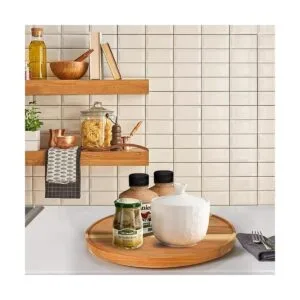 ACIAZAAZ Lazy Susan Organizadores de madera de acacia de_5