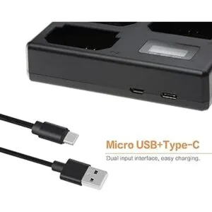 Cargador triple para batería Sony NPFZ100 de 84 V850 mA_6