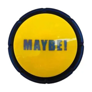 Joffreg Juego de 4 botones con texto en inglés_5