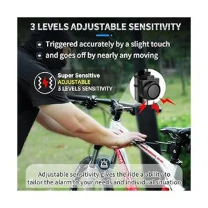 PADONOW Alarma remota inalámbrica para bicicleta 115 dB_3