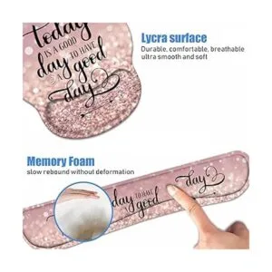 Juego de reposamuñecas para teclado alfombrilla de ratón_5