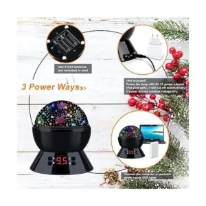 Luces de proyector de Navidad luz nocturna de dinosaurio_6