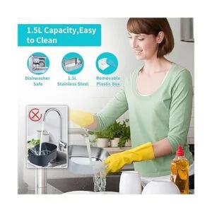 Fiambrera eléctrica de 60 W calentador de alimentos de 12_6