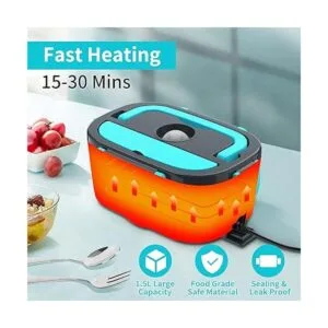 Fiambrera eléctrica de 60 W calentador de alimentos de 12_2