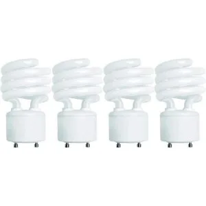 Foco mini espiral GU24 de 13 vatios Paquete de 4 unidades_1