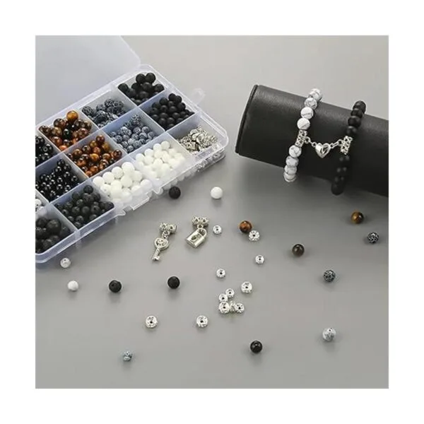 Cuentas de piedra para la fabricación de joyas kit de_4
