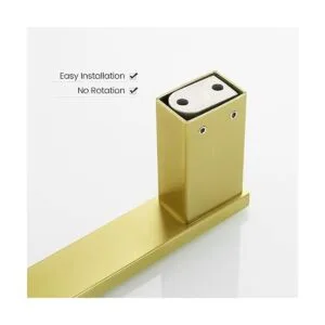 BATHSIR Gold Towel Bar Brushed Gold Towel Rack 12 Inch_6