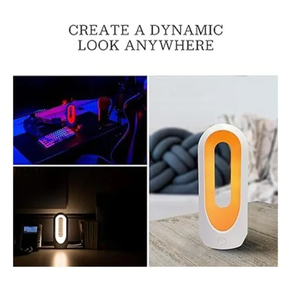 Enbrighten Lámpara LED que cambia de color noche moderna_4