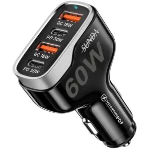 SUNDA Cargador rápido USB C de 60 W adaptador de cargador_1