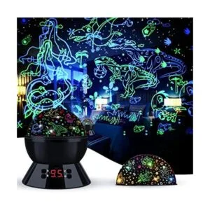 Luces de proyector de Navidad luz nocturna de dinosaurio_1