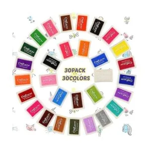 Almohadillas de tinta para manualidades de 30 colores para_2