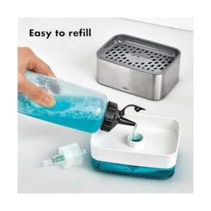 OXO Good Grips Soporte de esponja dispensador de jabón de_5