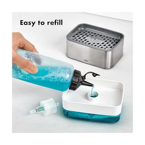 OXO Good Grips Soporte de esponja dispensador de jabón de_5