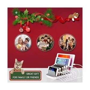 PRITEK 7 estaciones de carga USB para dispositivos_4