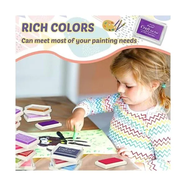 Almohadillas de tinta para manualidades de 30 colores para_6