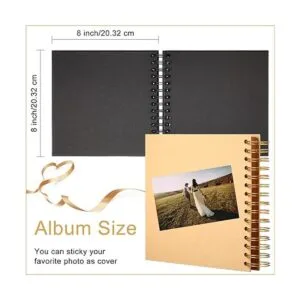 lbum de fotos de álbum de recortes de 8 x 8 pulgadas 3_2