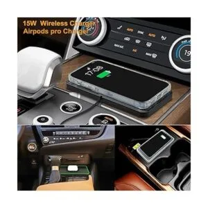 SANMIDO Cargador inalámbrico para automóvil almohadilla_2