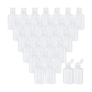 MUKCHAP 100 botellas de viaje transparentes de 1 oz_1