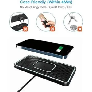 SANMIDO Cargador inalámbrico para automóvil almohadilla_4