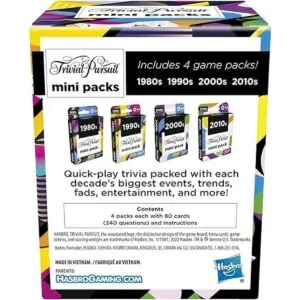 Trivial Pursuit Game Mini Packs Multipack divertidas_6