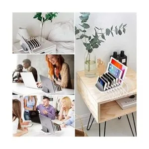 PRITEK 7 estaciones de carga USB para dispositivos_3