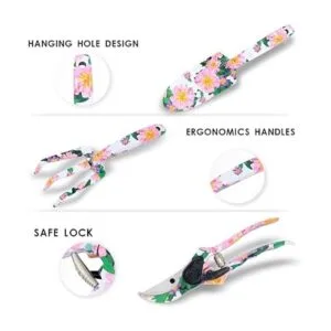 Altdorff Herramientas de jardinería para mujeres juego de_7