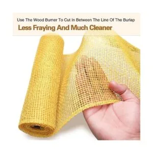 4 rollos de malla de arpillera de polietileno amarillo de_3