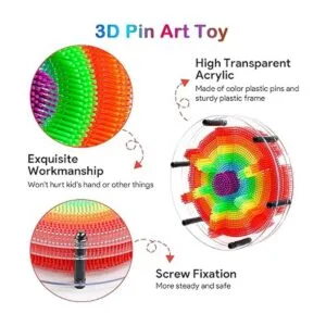 Juguete de pin 3D juguete sensorial de pin art para_2