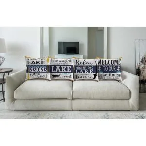 Welcome to Our Lake House Relax Youre On Lake Time Juego_2