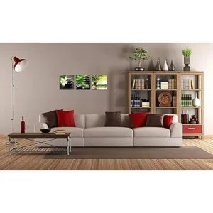 TutuBeer Lienzo Zen de 3 paneles arte de pared con diseño_4