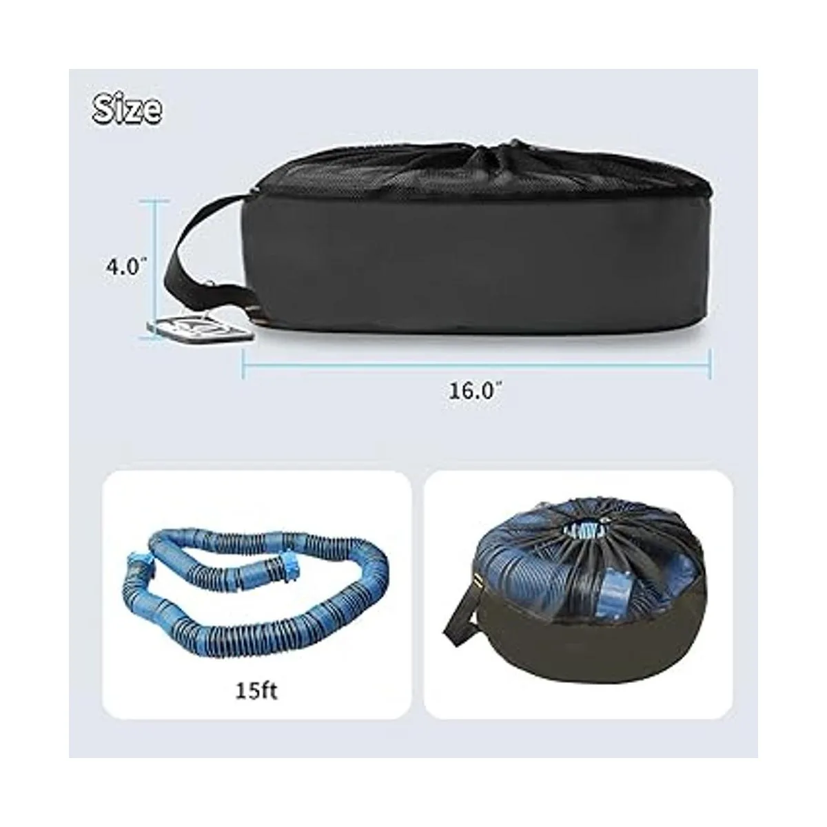 RVMATE Bolsas de manguera para autocaravana paquete de 3_4