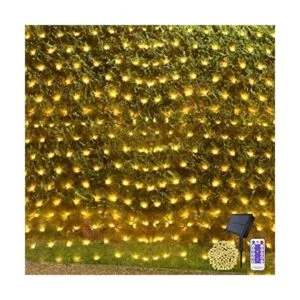 Cadena de luces de red alimentadas por energía solar para_1