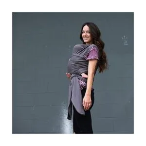 Sleepy Wrap Portabebés bandolera elástica Ergo gris_3