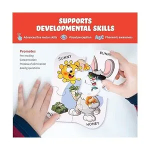 Juego de rompecabezas de rima aprende a rimar y combinar_6