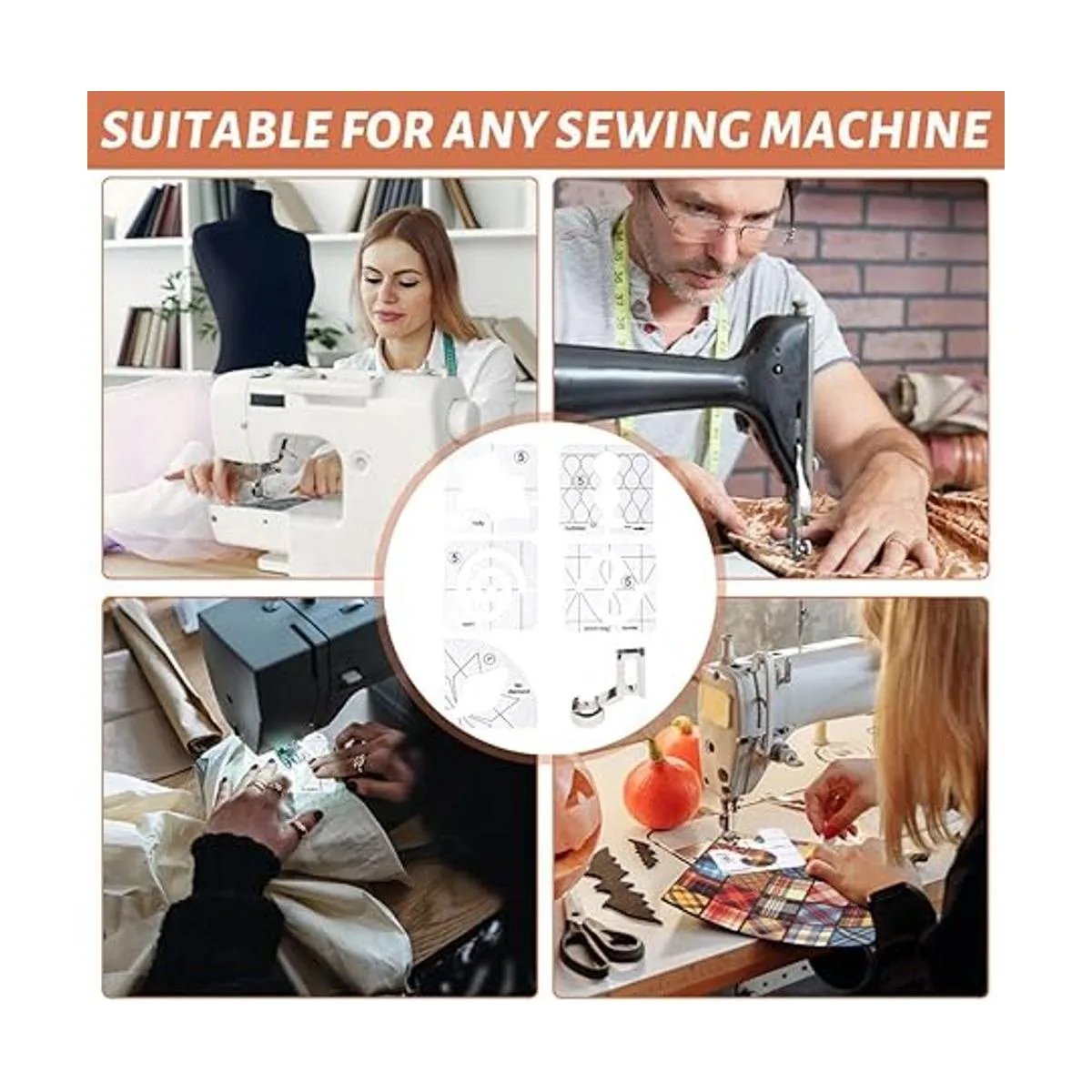 Juego de 14 plantillas de acolchado de movimiento libre_7