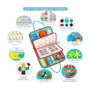 FASTSPOK Tablero Montessori para niños pequeños tablero_2