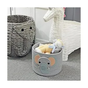 TT Homewares Cestas pequeñas de cuerda de algodón con_7