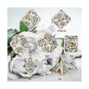 Dados DND dados huecos de metal DD juego de dados de_3