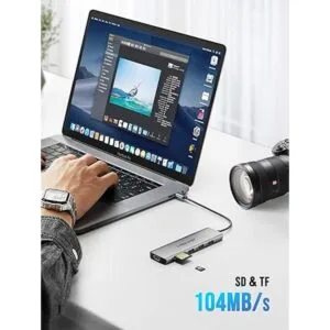 Lemorele 8in1 USB C Hub Multiport Adapter USBC Hub with_5