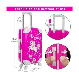 ZQDOLL American Juego de ropa y accesorios para muñecas_3