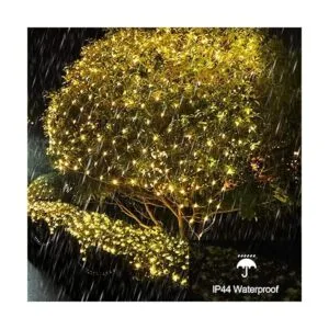 Cadena de luces de red alimentadas por energía solar para_4