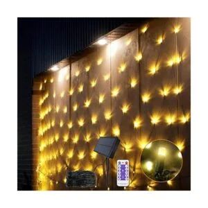 Cadena de luces de red alimentadas por energía solar para_5