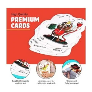 Juego de rompecabezas de rima aprende a rimar y combinar_3