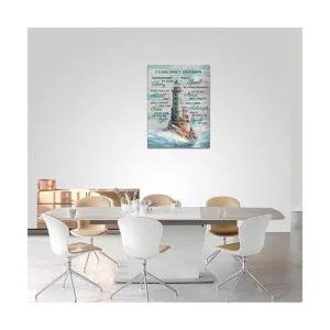 Arte de pared náutico con fotos de faro decoración de_2