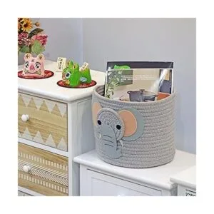 TT Homewares Cestas pequeñas de cuerda de algodón con_3